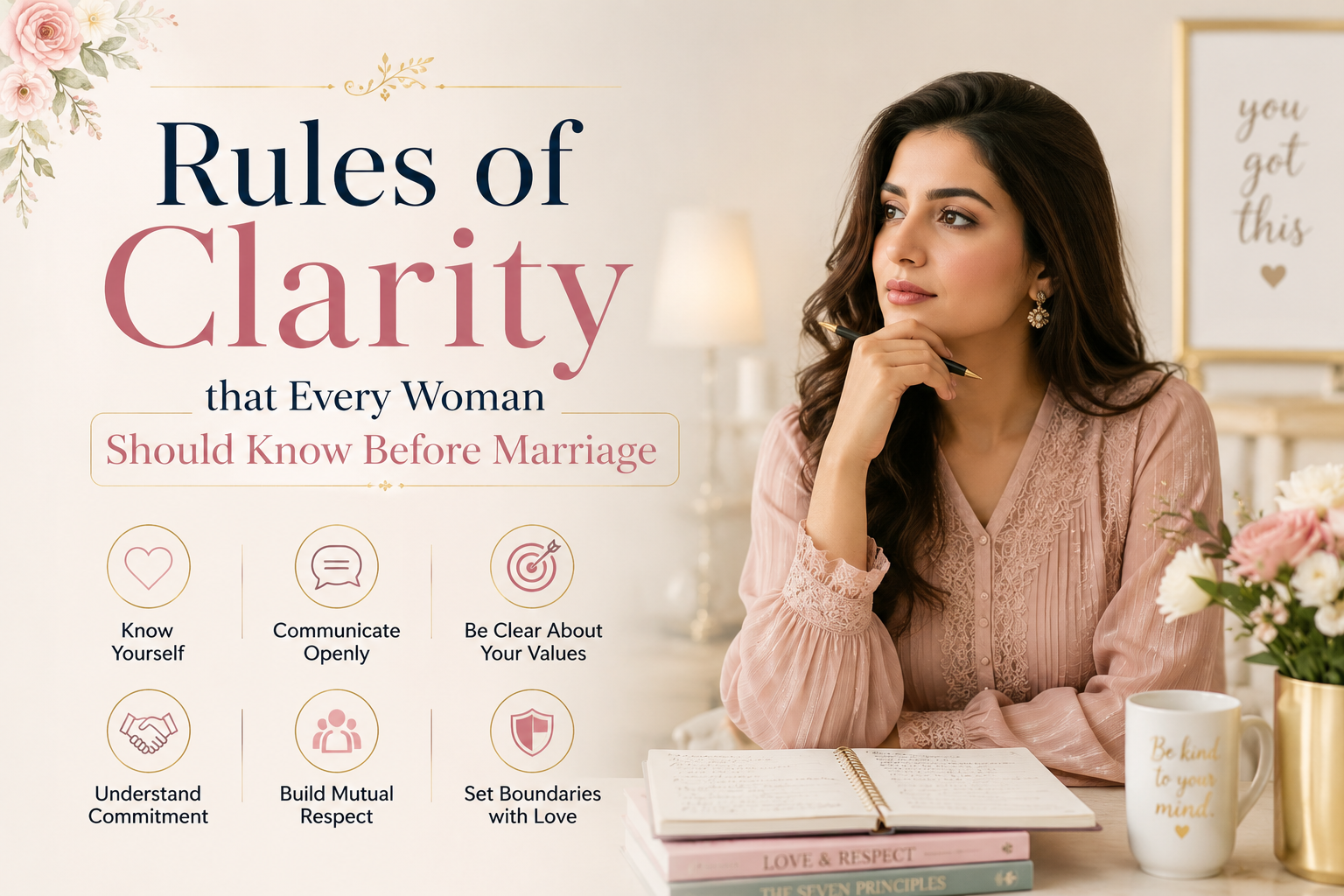 Reglas de claridad que toda mujer debería conocer antes del matrimonio